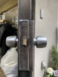 【玄関鍵交換】玄関ドアの鍵折れ　杉並区高円寺